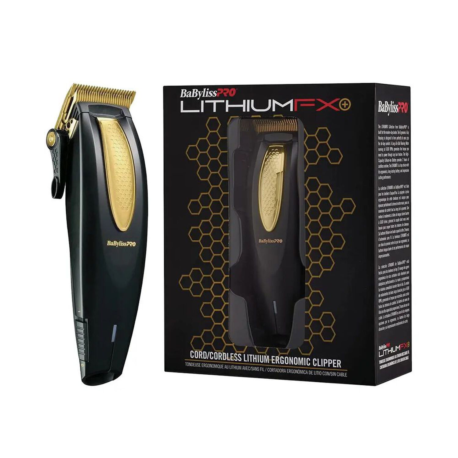 Maquina Cortadora Clipper Fx673 Lithium Gold Black image number 2.0