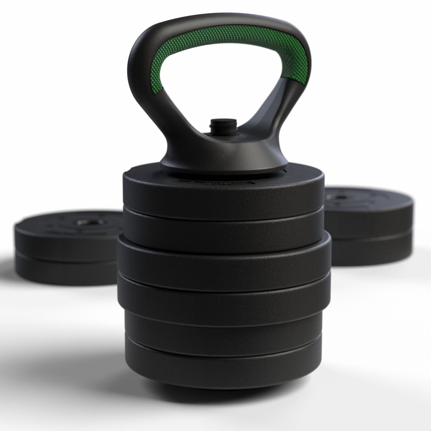 Set Mancuernas Green 3 En 1 Ajustables 20 Kg image number 6.0