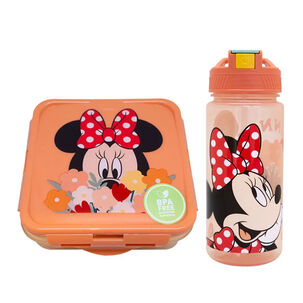 Set Lonchera Escolar + Botella Tupper Disney Colacion Ni&ntilde;os