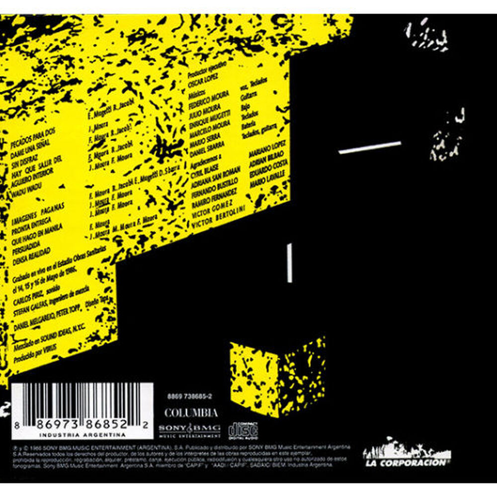 Virus - Vivo (obras 1986) (digipack) | Cd image number 1.0