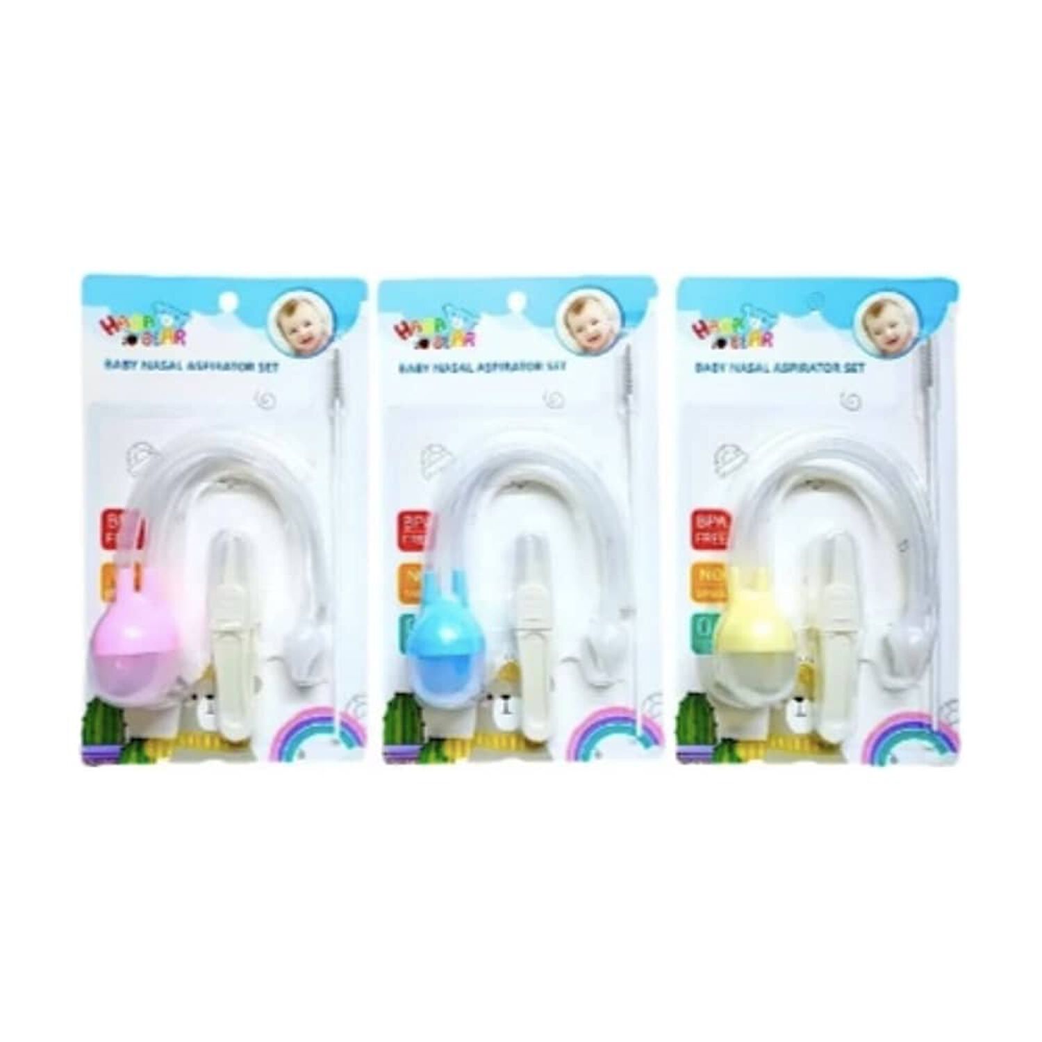 Aspirador Nasal Para Bebes Saca Mocos Rosado image number 1.0
