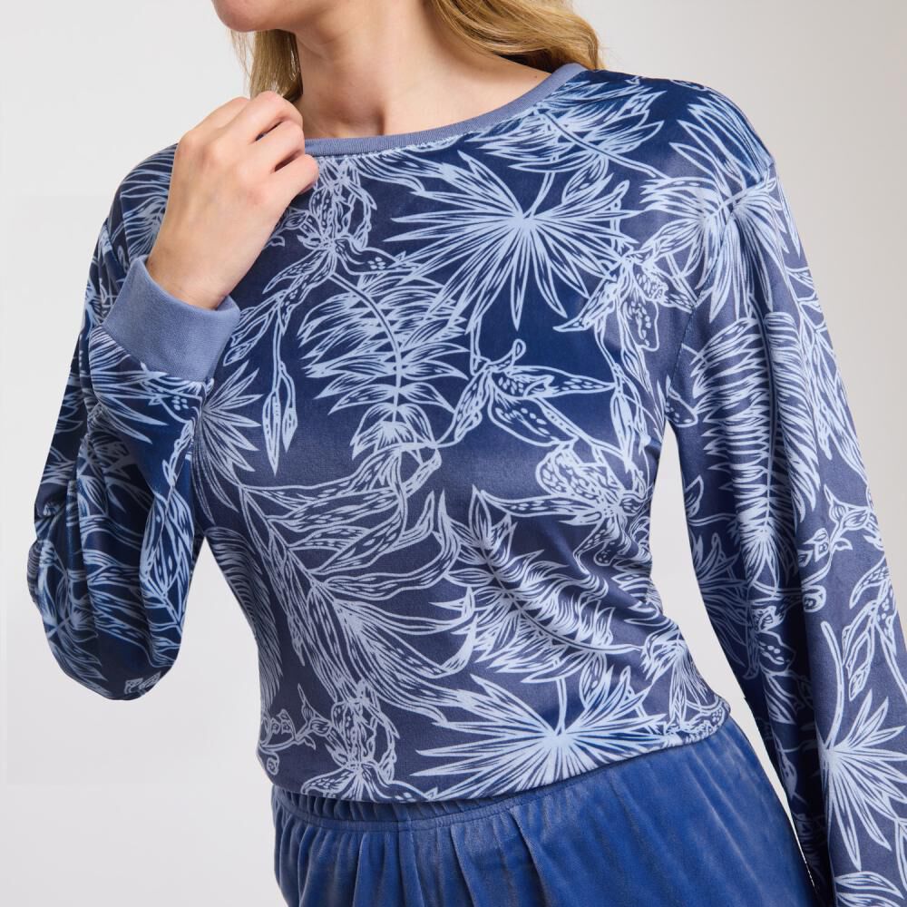 Pijama Manga Larga Mujer Lesage image number 4.0