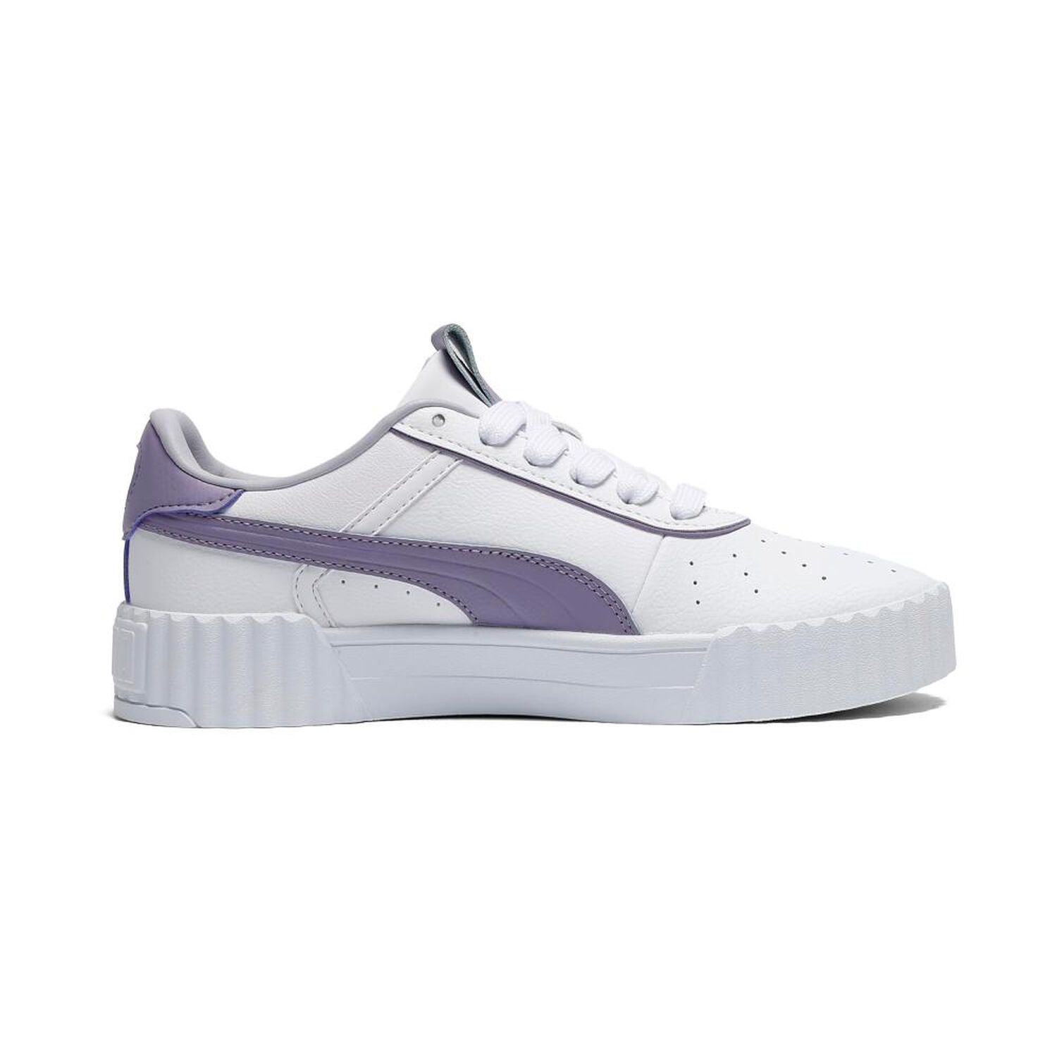 Zapatilla Urbana Mujer Puma Carina 3.0 Luxe White-lilac Luster image number 1.0
