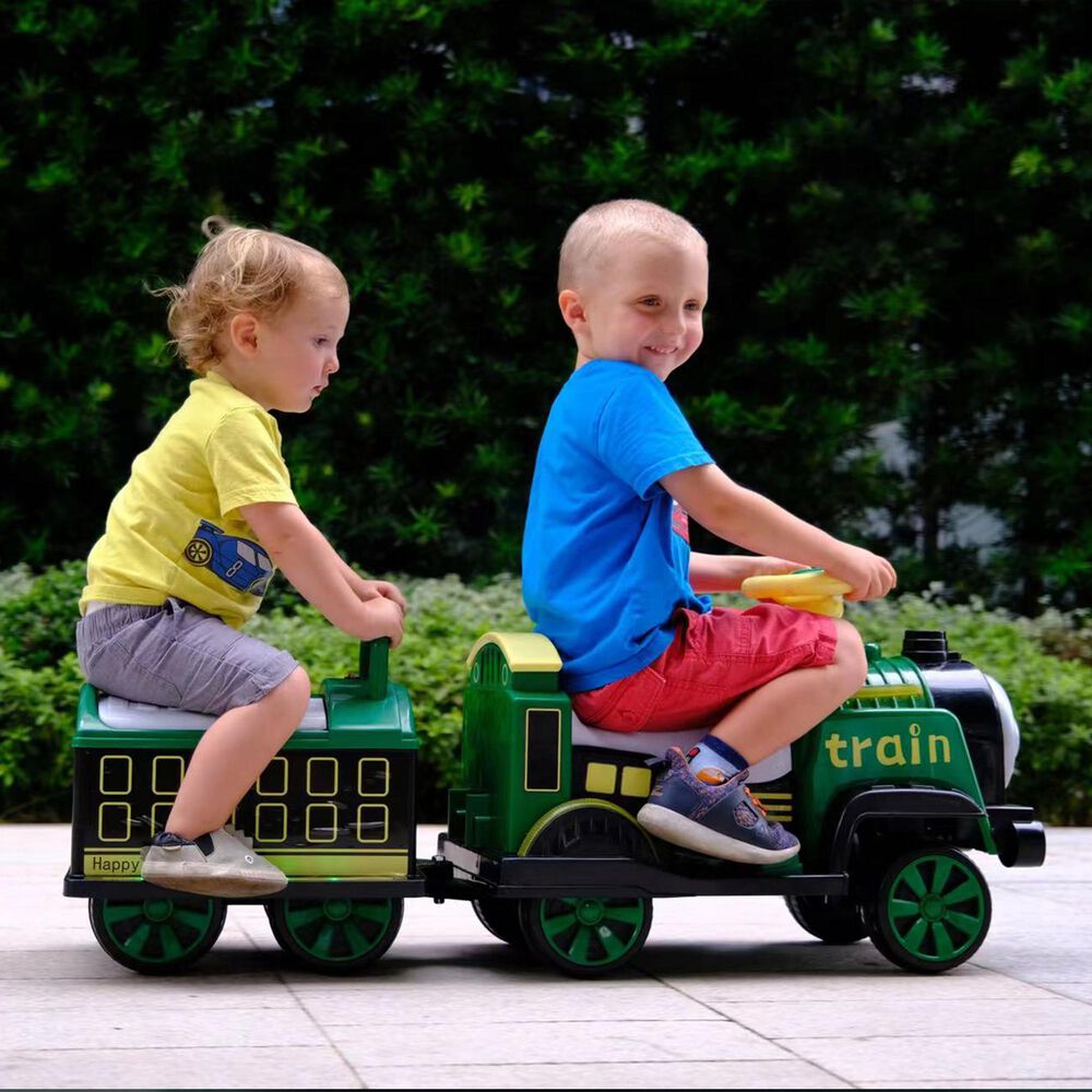 Tren A Bater&iacute;a Ferrocarril Rojo Bebesit image number 4.0