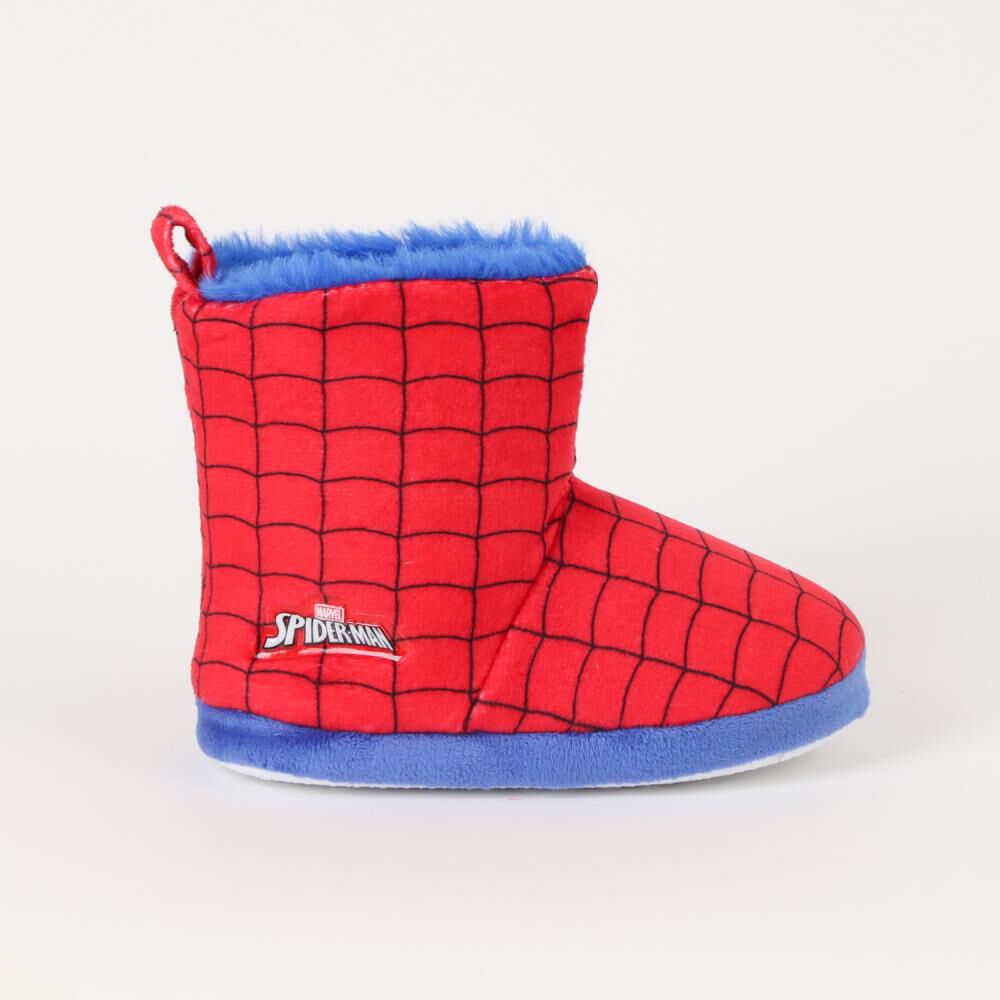 Pantufla Bota Niño Spiderman Rojo image number 0.0