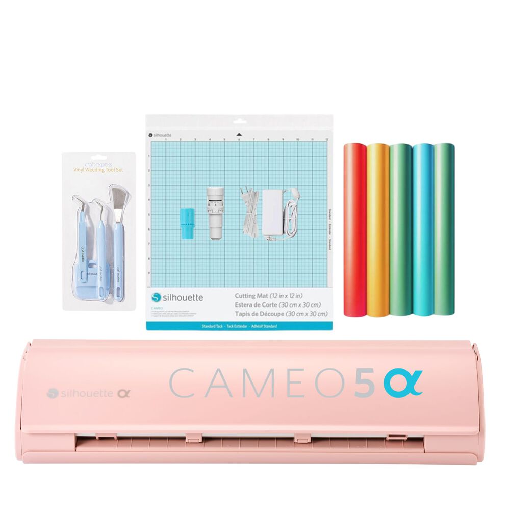 Nuevo Kit Inicio Silhouette Cameo 5 Alpha Pink image number 0.0