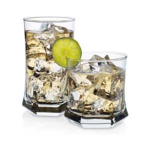 Set De Vasos Cristar Vivaldi / 12 Piezas / Vasos Altos 332cc - Bajos 250cc