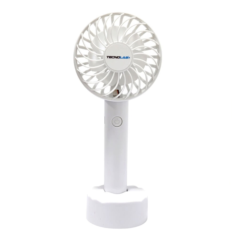 Mini Ventilador De Mano Recargable 500mah Blanco - Ps image number 0.0