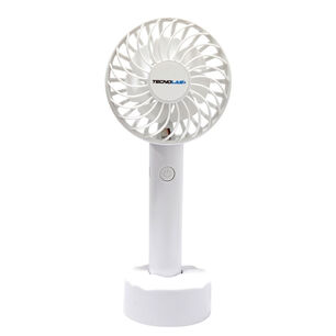 Mini Ventilador De Mano Recargable 500mah Blanco - Ps