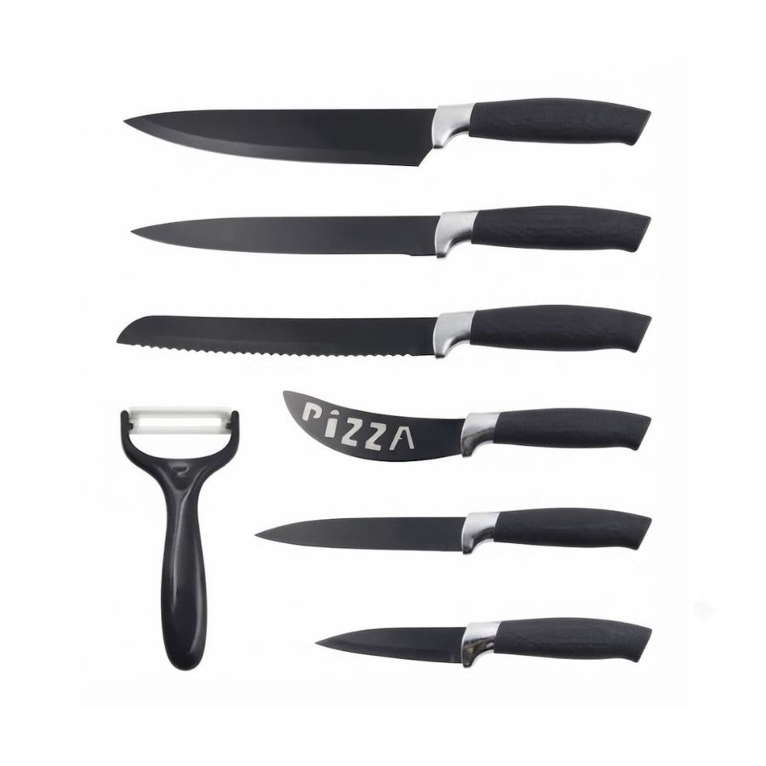 Set 7 Piezas Cuchillos Cocina Profesionales Antiadherentes image number 0.0
