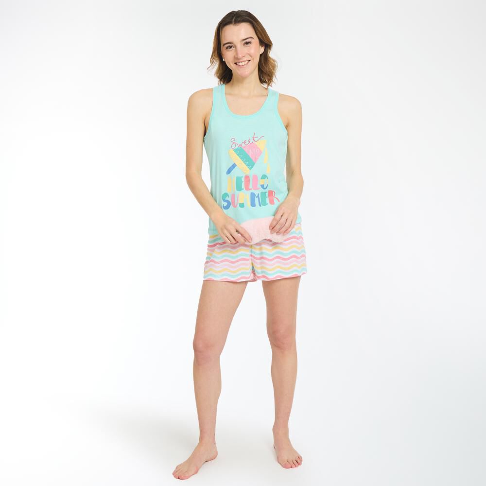 Polera De Pijama Sin Mangas Mujer Freedom image number 1.0