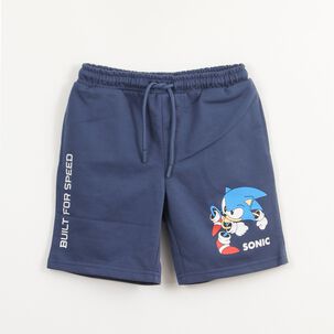 Short Ni&ntilde;o Azul Built For Speed Sonic