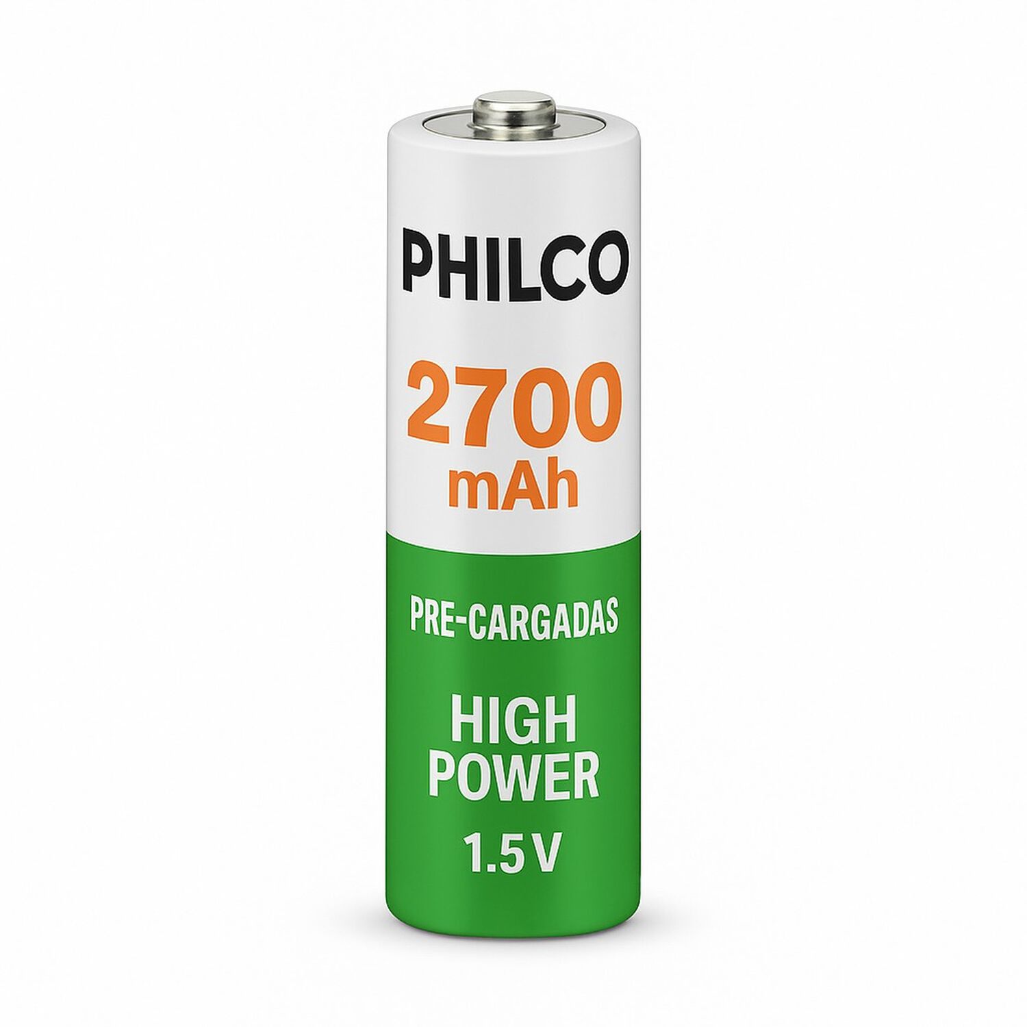 Pila Recargable Aa Precargada 2700 Mah Alta Capacidad image number 3.0
