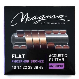 Set Cuerdas Guitarra Acustica Flat Ga120pbf Magma