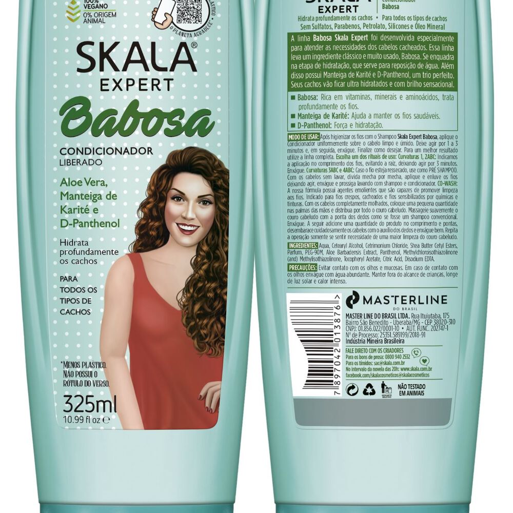Kit Shampoo Y Acond Babosa Aloe Vera Skala Expert 650ml image number 0.0