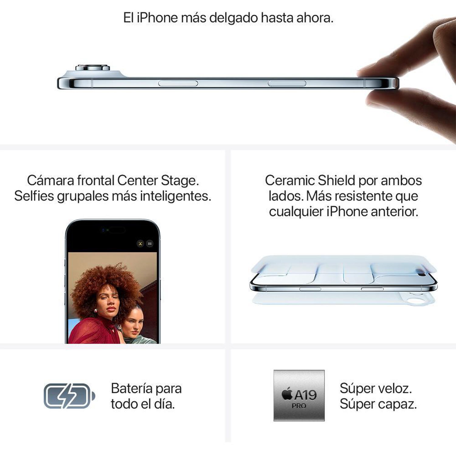 Iphone Air Apple / 5G / 256 GB / Blanco / Liberado image number 5.0