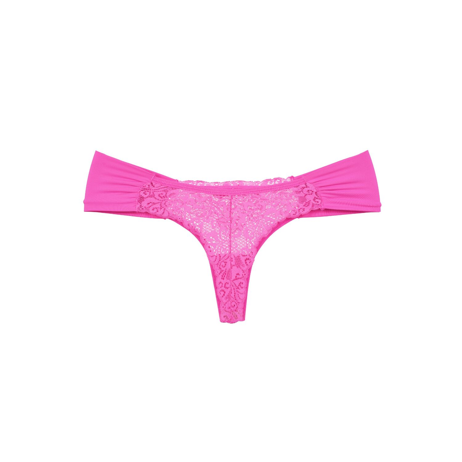 Colaless Lateral Drapeada Y Encaje Rosa 2rios image number 0.0