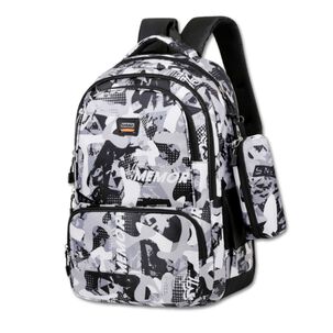 LINE Mochila Escolar Juvenil Y Universitario 45cm Diseño Camuflaje Gray Unisex