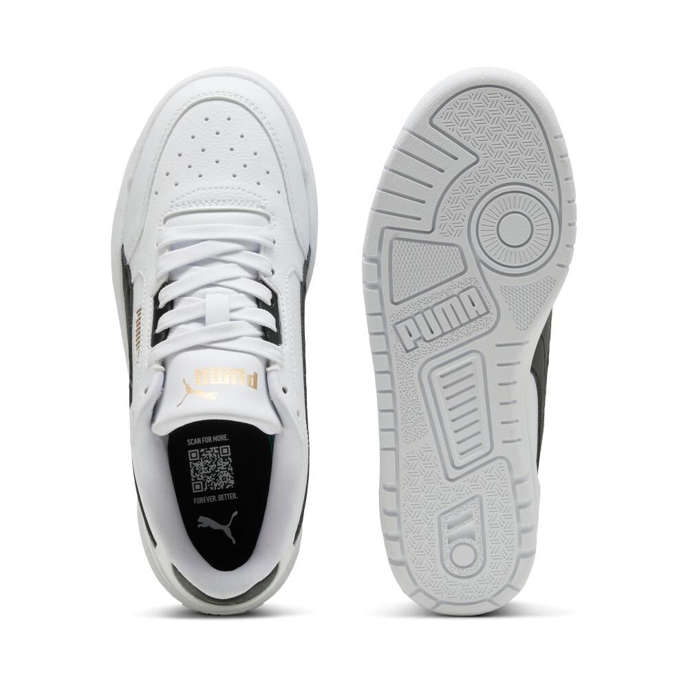 Zapatilla Urbana Unisex Puma Shuffle Downtown Lo Jr White- Black- Gold image number 3.0
