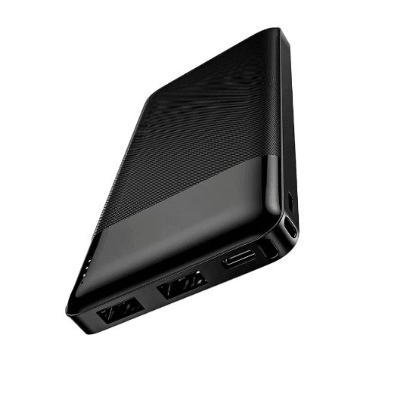 Power Bank Portatil 10000 Mah Negro Hoco 2 Usb + Usb-c image number 2.0