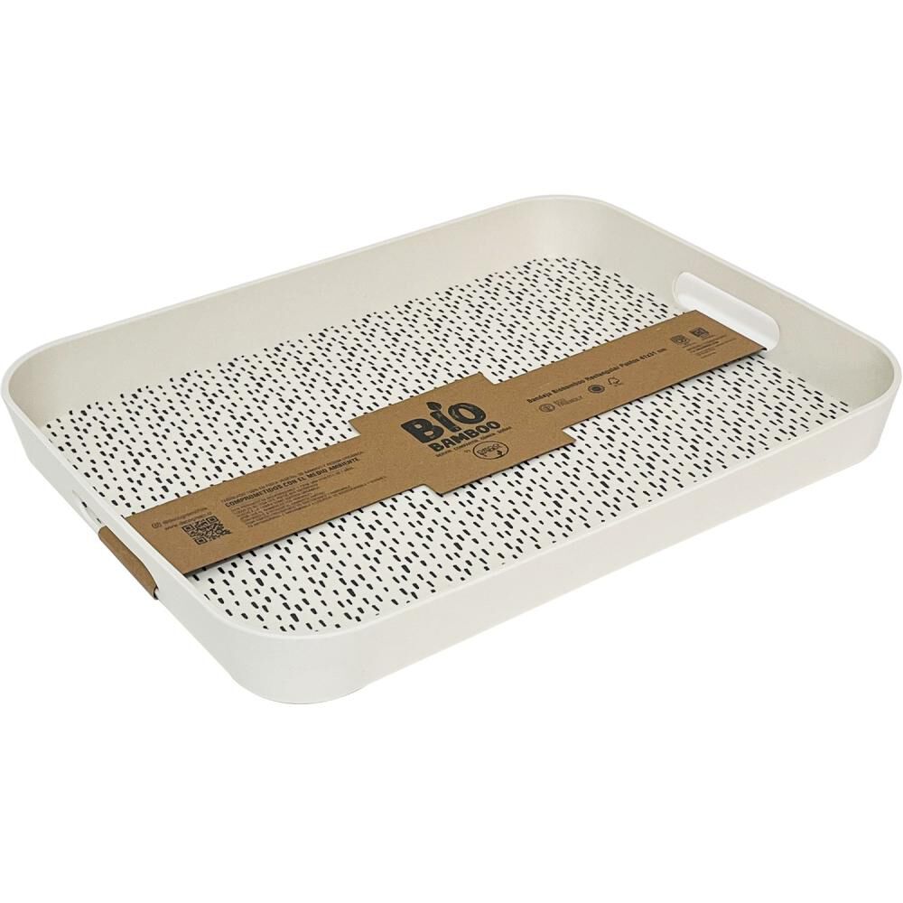 Bandeja Biobamboo Puntos 41x31 Cm Decogreen image number 1.0