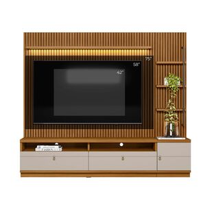 Home Tv Di Poretti Design Ouro Ttv / 1 Puerta / 2 Cajones