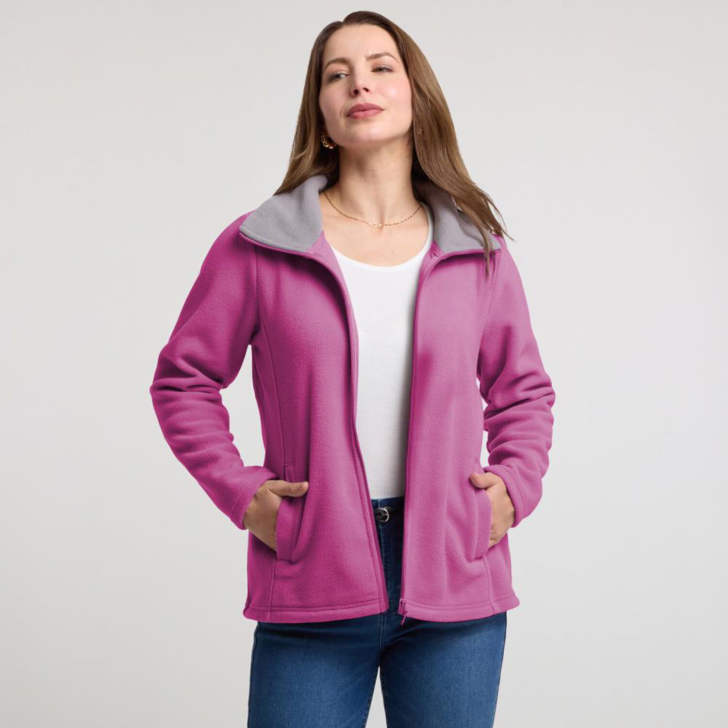 Poler&oacute;n Polar Regular Cuello Alto Mujer Geeps image number 0.0