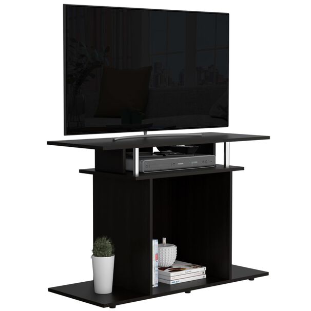 Rack Tv 40" Con Varias Repisas Fm-028w - Negro