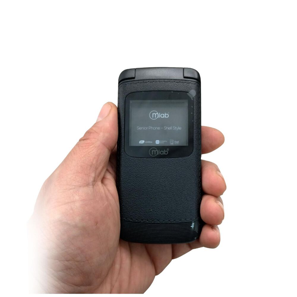 Telefono Senior Tipo Almeja 4g Visor Negro 9312 image number 2.0
