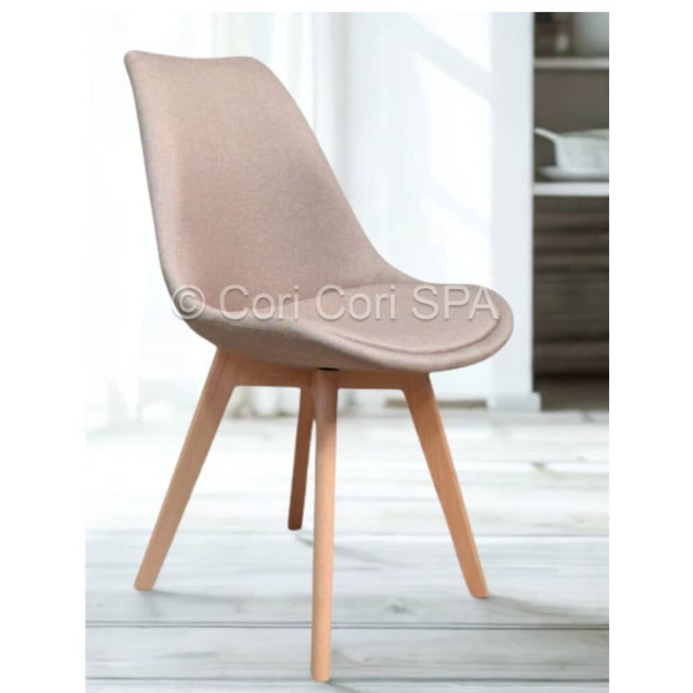 Silla Tulip Lino Beige image number 0.0