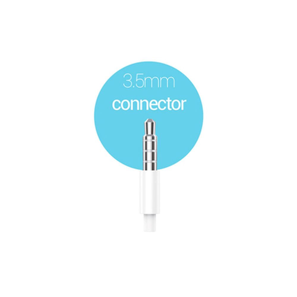 Audífonos Alámbricos In Ear Wired Blancos Mlab image number 3.0