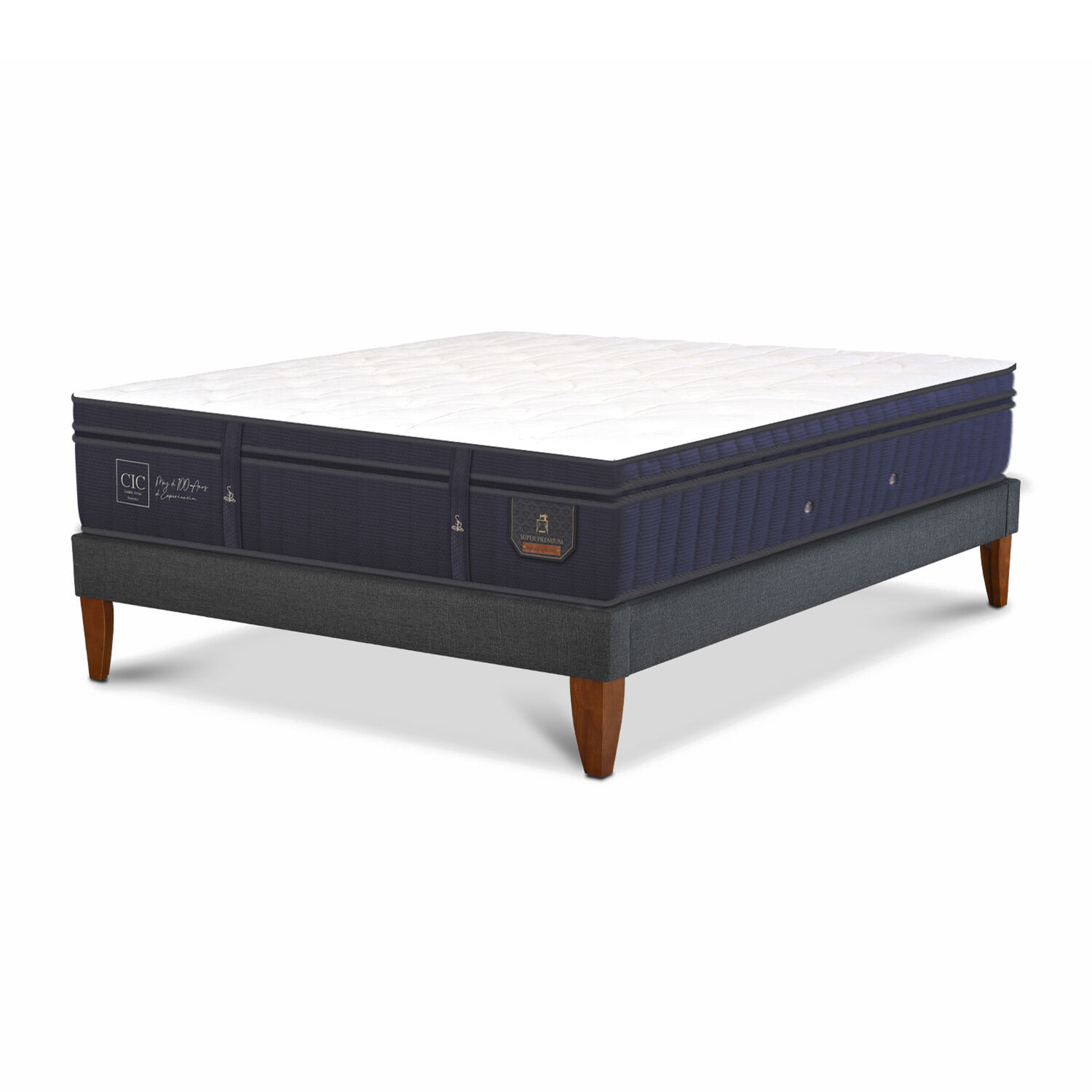 Cama Europea Cic Super Premium / 2 Plazas / Base Normal image number 1.0