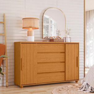 C&oacute;moda Vekkahome Evidenza / 2 Puertas / 4 Cajones