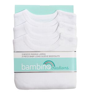 3 Pack Body Blanco Unisex