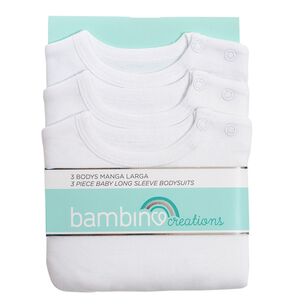 3 Pack Body Blanco Unisex
