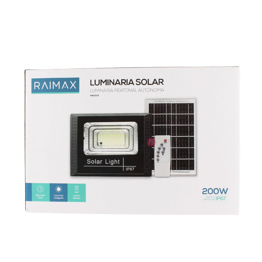 Reflector Solar Raimax 200w Led Ip67 Sensor Y Control - Ps image number 4.0