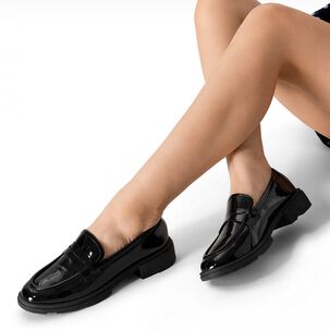 Mocasin Charol Vintage Mujer Weide Qiu370