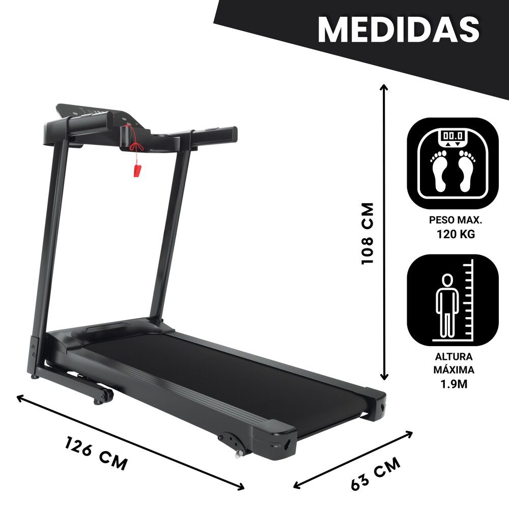 Trotadora Yep 3110 15km/h image number 2.0