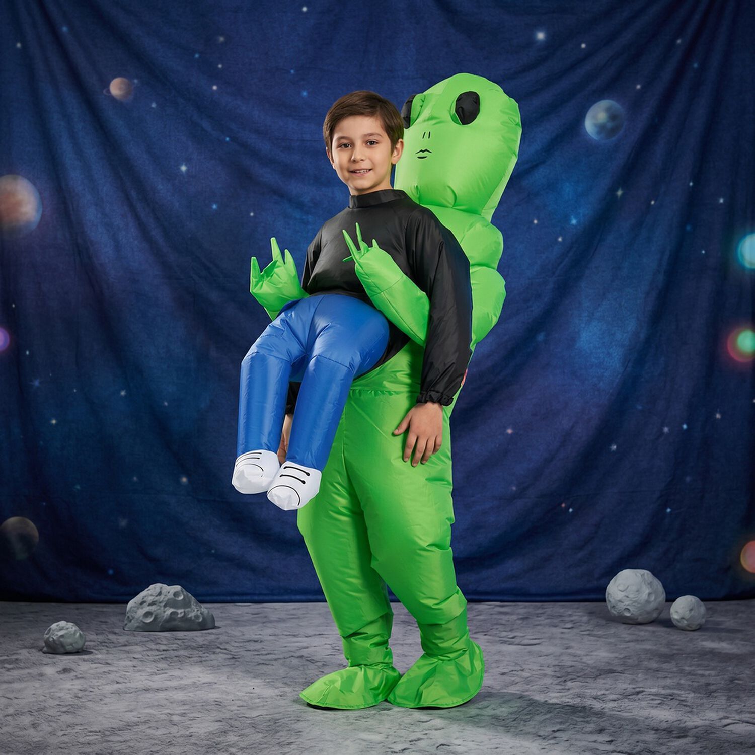 Disfraz Inflable Marciano Para Ni&ntilde;os image number 2.0