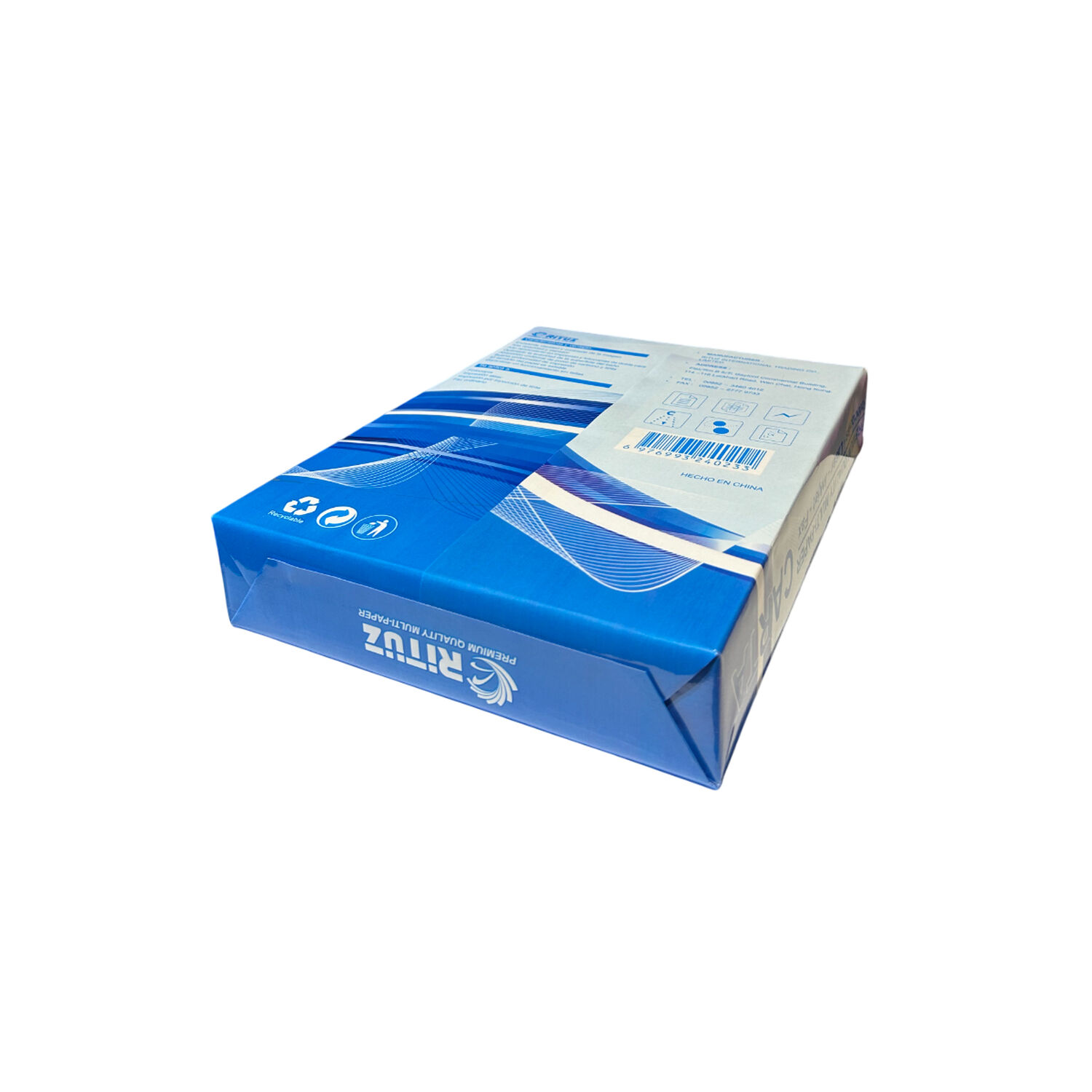 Resma Papel Carta Rituz Multiprop&oacute;sito 500 Hojas Blancas image number 3.0