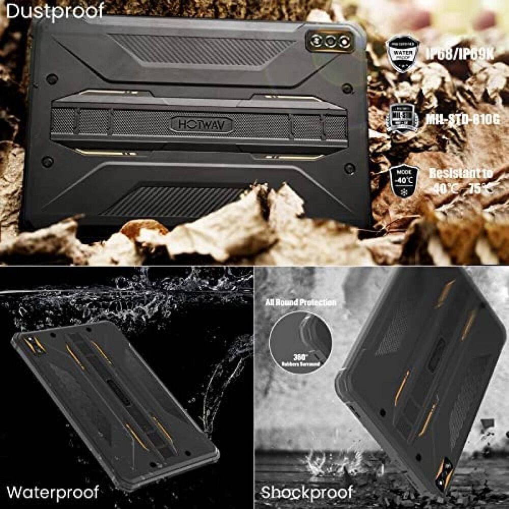 Hotwav R5 Tablet Resistente De 10.1 Con Batería De 15600mah Y 4g image number 3.0