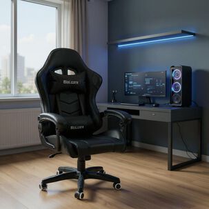 Silla Gamer Reclinable - Color Negro