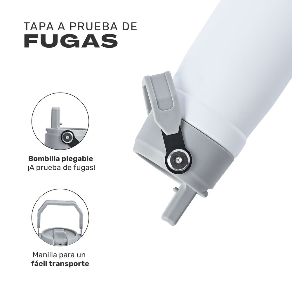 Botella T&eacute;rmica Insulada Lhotse Adventure 650ml White image number 3.0