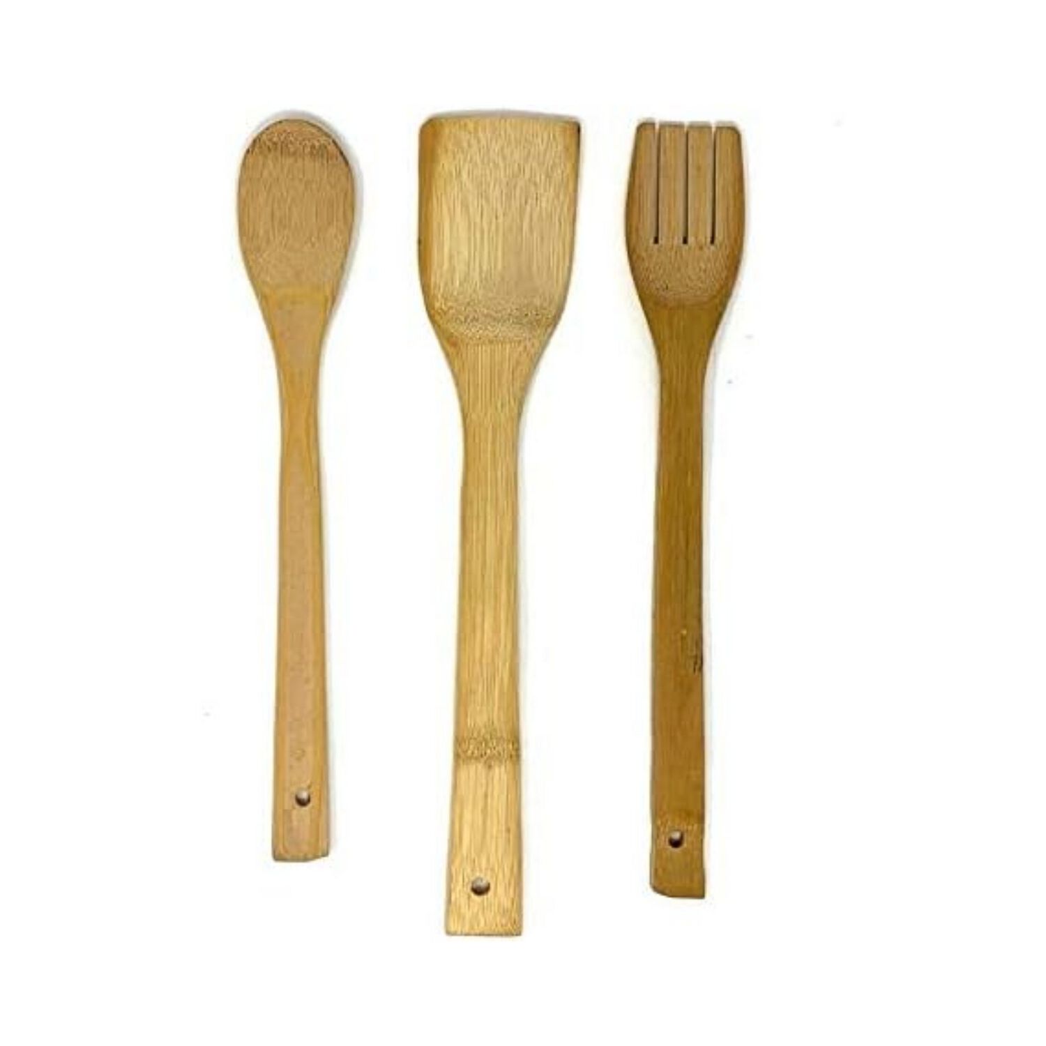 Set Utensilios 3 Piezas Bamb&uacute; Cocina Antiadherente image number 0.0