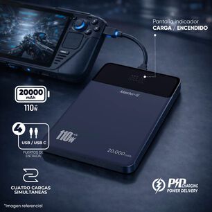 Cargador Slim Port&aacute;til Notebook 20000mah 110w Pd Master-g