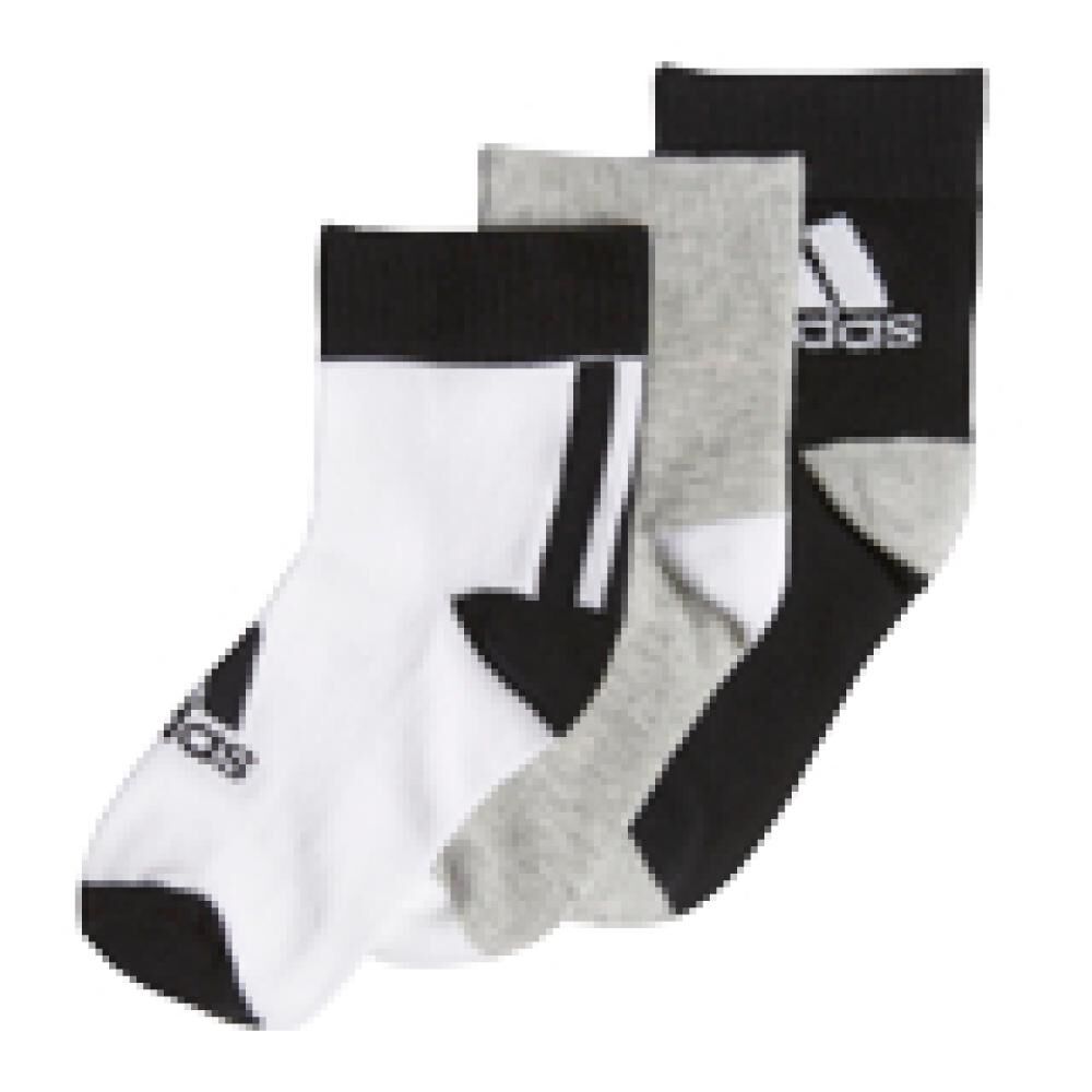 Calcetines Unisex Adidas Little Kids Ankle 3pp image number 2.0