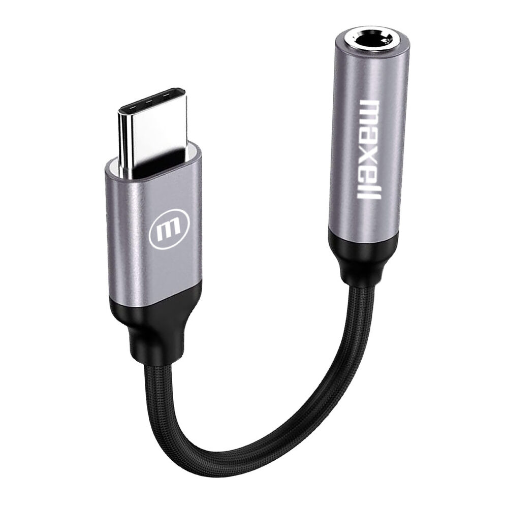 Adaptador Maxell Usb-c A 3.5mm Cable Trenzado image number 1.0