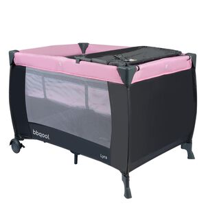 Cuna Playard Lyra Pink + Colch&oacute;n De Espuma