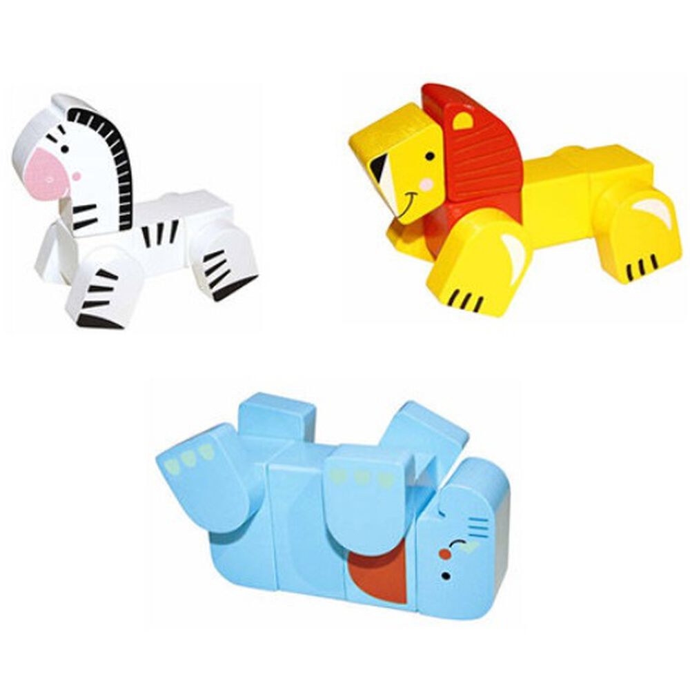 Bloques Y Figuras De Animales Para Armar Construye Tu Animal image number 0.0