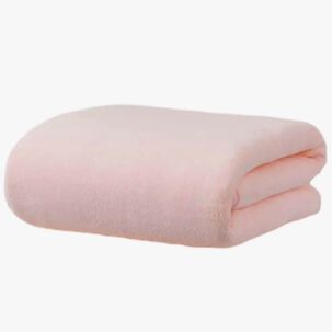 Toalla Extra Larga De Microfibra Rosada